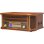 Tocadiscos Denver MCR-50MK3 5W RMS AUX USB Tracción Correa Cassette CD Madera