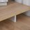 HomCom Mesa Giratoria con Armario y Cajones 140x117x76cm Blanco/Madera