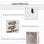 HomCom Escritorio Plegable con Estantería 98x51x153cm Blanco