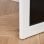 HomCom Escritorio Plegable con Estantería 98x51x153cm Blanco
