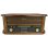 Tocadiscos Roadstar HIF-1993D+BT 80W PMPO Bluetooth AUX CD Cassette USB-MP3 madera