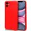 Cool Funda Silicona Cover Rojo para iPhone 11