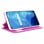 Custodia Flip Cover rosa tinta unita per Realme 7 5G