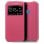 Cool Funda Flip Cover Liso Rosa para Realme C3/Realme 6i