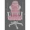 Talius Dragonfly Silla Gaming Blanca/Rosa
