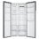 Haier HSR3918ENPG Amerikanischer Kühlschrank E Edelstahl