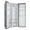 Haier HSR3918ENPG Amerikanischer Kühlschrank E Edelstahl