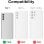 Raptic Shield Funda Antimicrobiana Negra para Samsung Galaxy S21 5G