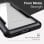 Raptic Shield Funda Antimicrobiana Negra para Samsung Galaxy S21 5G