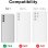 Raptic Shield Funda Antimicrobiana Negra para Samsung Galaxy S21 Ultra 5G