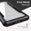 Raptic Shield Funda Antimicrobiana Negra para Samsung Galaxy S21 Ultra 5G