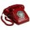 Telefono fisso retrò GPO 746 rosso