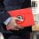 Étui livre Avizar avec support rouge pour Apple iPad Mini 5 2019
