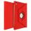 Avizar Funda Libro Soporte Roja para Huawei MediaPad M6