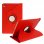 Avizar Funda Libro Soporte Roja para Huawei MediaPad M6
