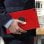 Custodia a libro Avizar rossa con supporto per Samsung Galaxy Tab A 8.0 2019