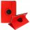 Avizar Funda Libro Soporte Roja para Huawei Mediapad T5 10"