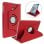 Avizar Red Stand Book Case für Samsung Galaxy Tab A 10.5