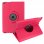 Custodia con supporto a libro Avizar fucsia per Apple iPad 8 10.2 2020