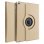 Avizar Book Case Stand Gold für Apple iPad 8 10.2 2020