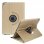 Avizar Book Case Stand Gold für Apple iPad 8 10.2 2020