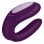 Satisfyer Double Joy con App Morado