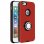 Avizar Carcasa Soporte Roja para Apple iPhone 6 Plus/6S Plus