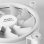 Mars Gaming MFX Pack 3 ARGB Double Ventilateurs Blancs 120mm + Télécommande RF