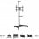 Ewent EW1540 Soporte Móvil de Suelo para TV 37"-70" VESA 600x400 Máx 50 Kg