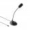 TooQ Micrófono Multimedia Flexible Jack 3.5 mm Negro