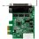 StarTech PEX4S953LP Tarjeta Adaptadora PCIe 4 Puertos RS232