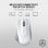 Mouse ergonomico wireless Razer Pro Click 16000 DPI bianco