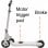 Denver SCK-5300 Patinete Eléctrico Blanco