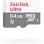 Sandisk Ultra MicroSDXC 64 GB UHS-1 + Adapter