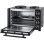Unold 68885 Tischbackofen 30L 1500W Schwarz mit 2 Kochplatten