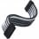 SilverStone PP07E-MBBW Câble d'extension d'alimentation flexible 24 broches mâle/femelle 30 cm noir/blanc