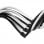 SilverStone PP07E-MBBW Câble d'extension d'alimentation flexible 24 broches mâle/femelle 30 cm noir/blanc
