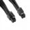 SilverStone PP07-EPS8B Câble d'extension d'alimentation EPS 8 broches vers EPS/ATX 4+4 broches 30 cm Noir