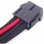 SilverStone PP07-EPS8BR Cable Extensor de Alimentación EPS 8 Pin a EPS/ATX 4+4 Pin 30cm Negro/Rojo