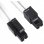 SilverStone PP07-EPS8W Cable Extensor de Alimentación EPS 8 Pin a EPS/ATX 4+4 Pin 30cm Blanco