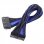 SilverStone PP07-MBBA Cable Extensor de Alimentación 24 Pin Macho/Hembra 30cm Negro/Azul
