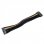 SilverStone PP07-MBBG Cable Extensor de Alimentación 24 Pin Macho/Hembra 30cm Negro/Oro