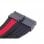 SilverSton PP07-MBBR Cable Extensor de Alimentación 24 Pin Macho/Hembra 30cm Negro/Rojo
