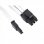 SilverStone PP07-PCIW Cable Extensor de Alimentación 8 Pin a PCI-E 6+2 Pin 25cm Blanco