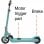 Denver SCK-5300 Patinete Eléctrico Azul