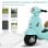 HomCom Vespa Moto Eléctrica Verde