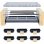 HKoenig WOD6 Plancha de Asar Eléctrica Raclette 900W
