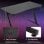 HomCom Mesa Gaming Negra