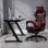 HomCom Mesa Gaming Negra