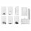 SilverStone RM21-308 Caja de Servidor de Montaje en Rack 2U 8x SAS/SATA